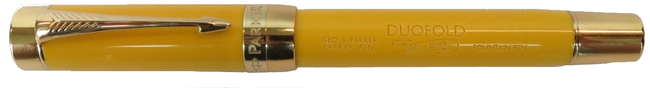 Parker Duofold Centennial Mandarin Yellow LE 125th
